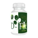White D-Fit bottle with a green label, 20 capsules