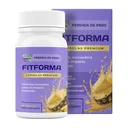 Frasco y caja morada de FitForma, 20 cápsulas