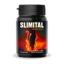 Μαύρο βάζο Slimital με 20 κάψουλες