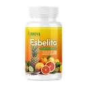 Frasco de Esbelita de la marca Innova con frutas dibujadas, 20 cápsulas