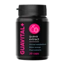Bote negro de Guavital con 20 cápsulas
