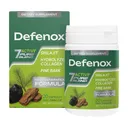 Green Defenox box and bottle with drawn shilajit and pine bark